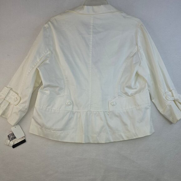Clara Sunwoo Cropped Designer Blazer XL y2k Feminine Deadstock Office Career New - Picture 4 of 9